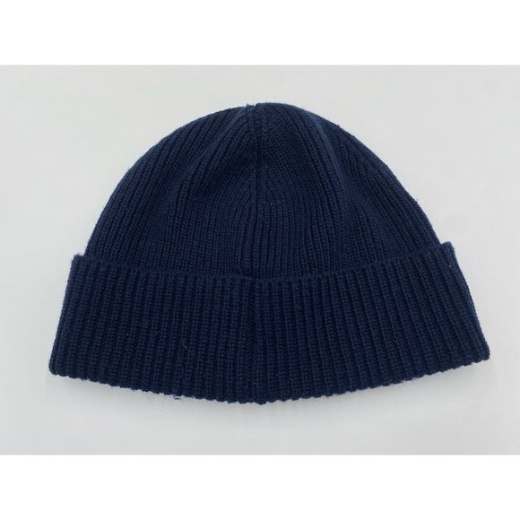 Polo Ralph Lauren Horse Racing Navy Triple Pony Beanie Hat READ - Picture 4 of 6